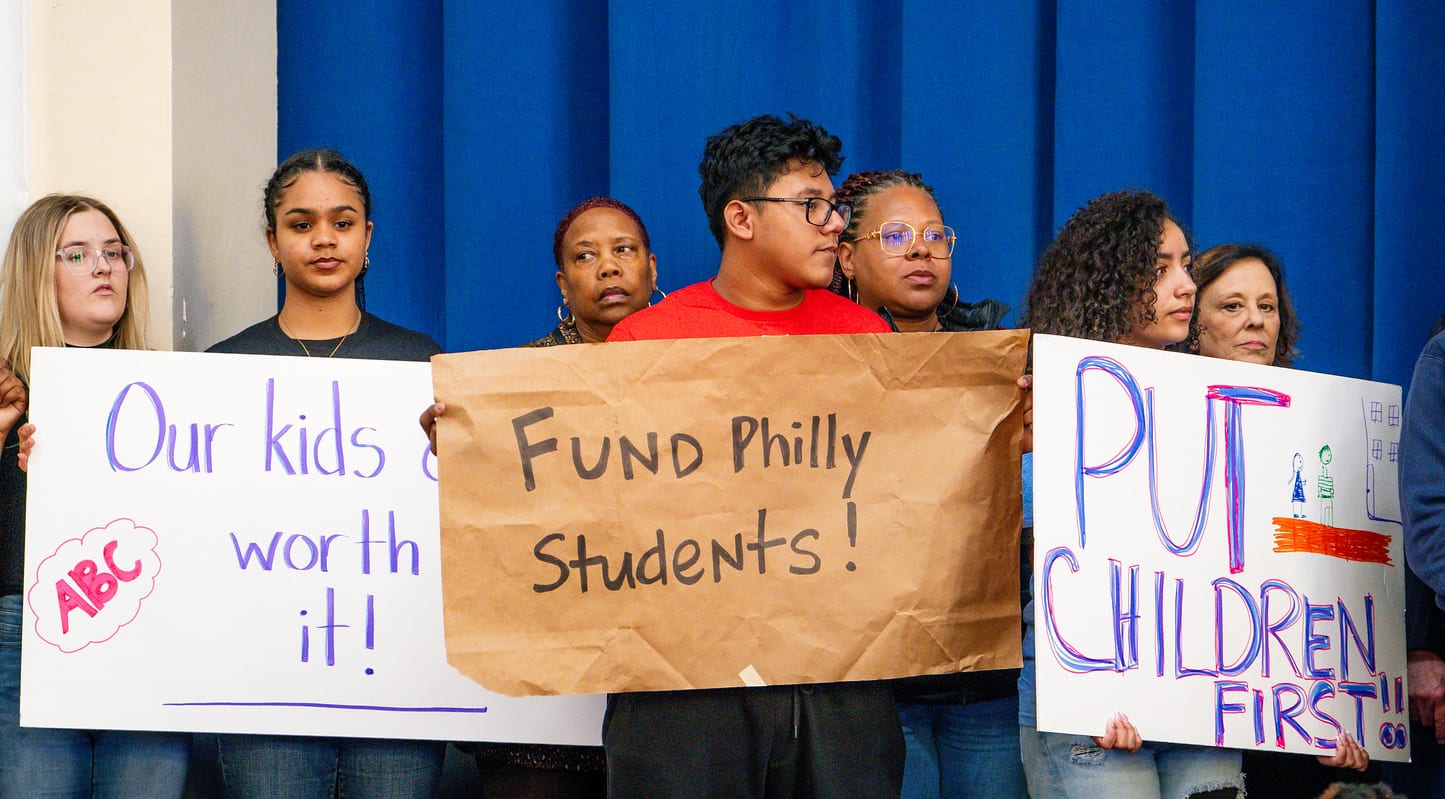 Philadelphia public school students urge Council to pass a $1 rideshare tax to stop school staff cuts