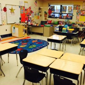 Photo: Empty classroom